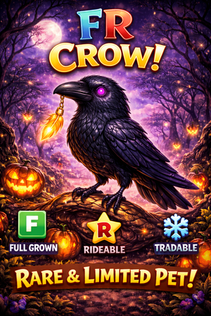 FR Crow In-Game Trade Delivery | Virtual Pet Service