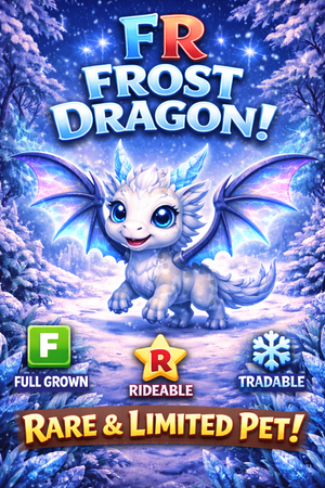FR Frost Dragon In-Game Trade Delivery | Virtual Pet Service