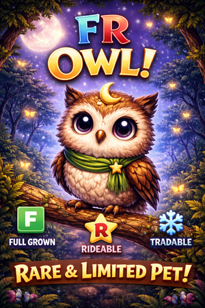 FR Owl In-Game Trade Delivery | Virtual Pet Service