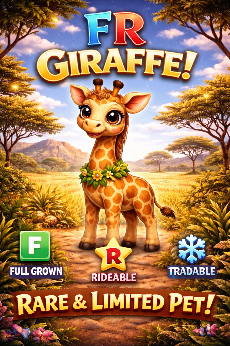 FR Giraffe In-Game Trade Delivery | Virtual Pet Service